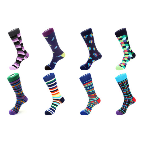 Dress Socks // Tip-Toe // Pack of 8
