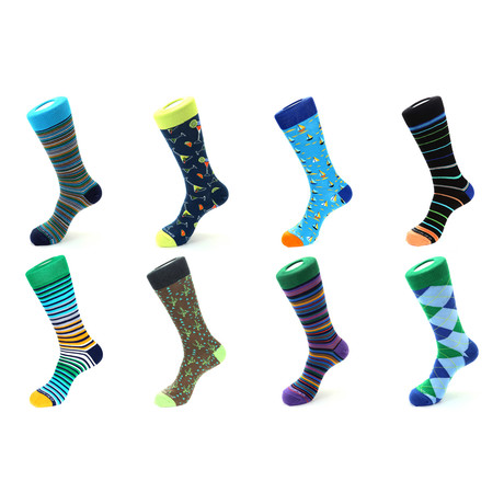 Dress Socks // Party Time // Pack of 8
