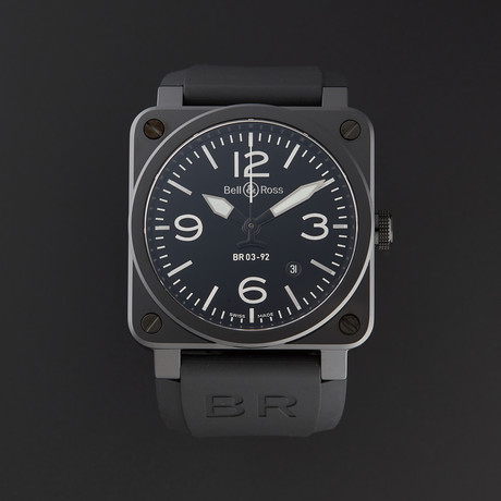 Bell & Ross Aviation Automatic // BR0392-CER-BLP/SRB // Store Display!