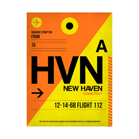 HVN New Haven Luggage Tag