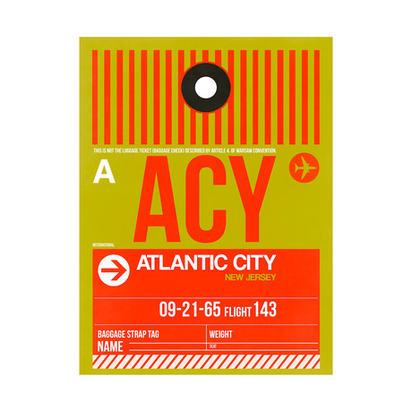 ACY Atlantic City Luggage Tag