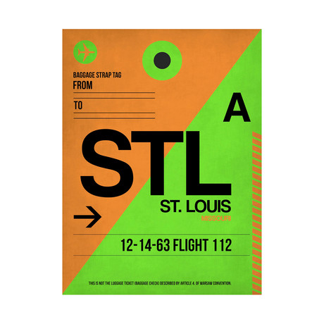 STL St. Louis Luggage Tag