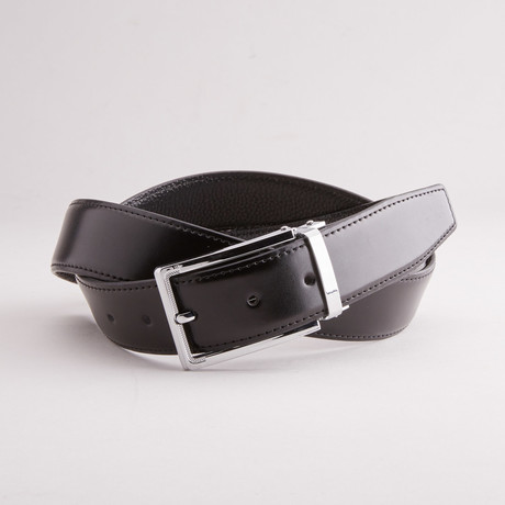 Solid Traditional Style Belt // Black