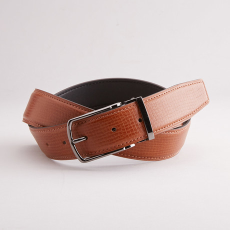 Jackson Traditional Style Belt // Cognac