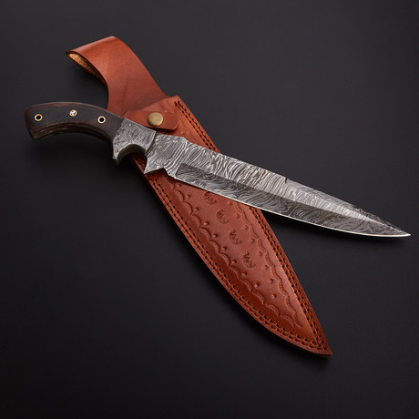 Damascus Hunting Knife // VK5181