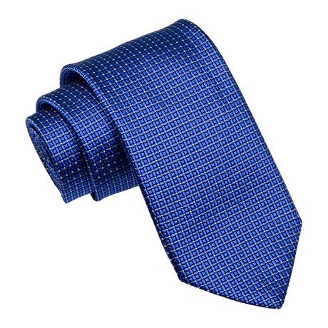 Mini Square Tie // Blue