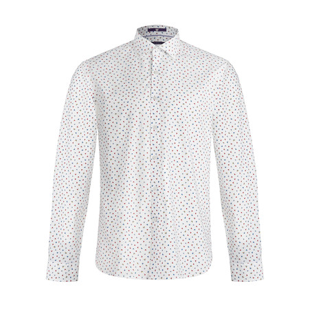 Whalley Long-Sleeve Woven Shirt // White
