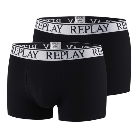 Fly-Less Boxer Brief // Black // 2-Pack