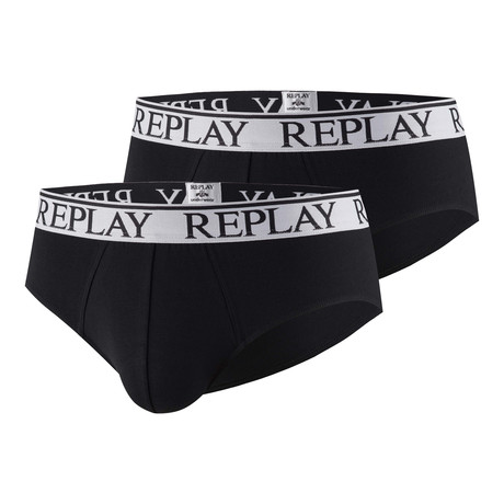 Fly-Less Brief // Black // 2-Pack