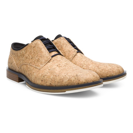 Deia Cork Low-Top Dress Shoe // Brown