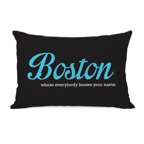 Boston Knows Your Name // Pillow
