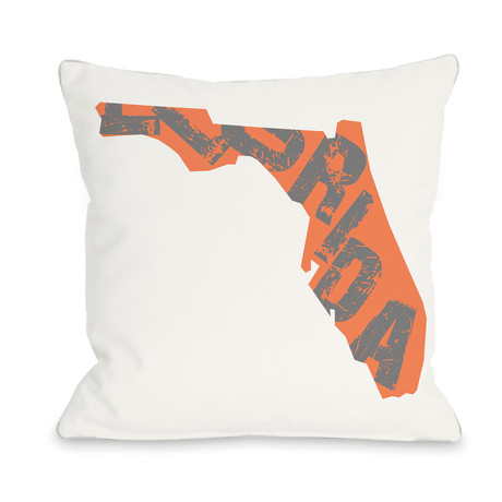 Florida State Type // Pillow