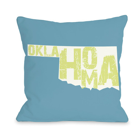 Oklahoma State Type // Pillow