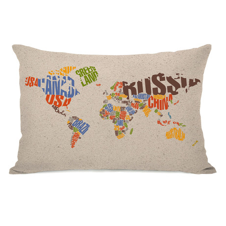 Country Typography // Pillow