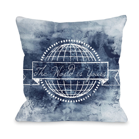 The World Belongs to You // Pillow             (16"L x 16"W)