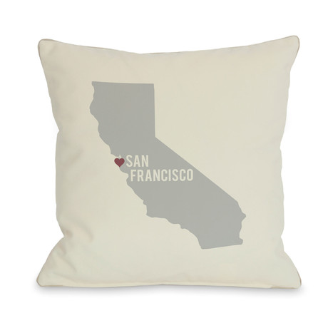 Heart Belongs to San Fran // Pillow