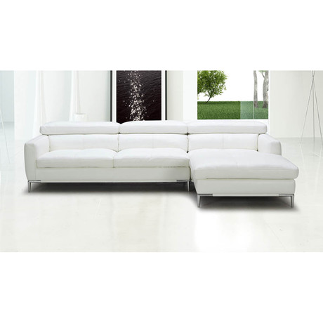 Eden Sectional Sofa // Right Chaise + Ottoman