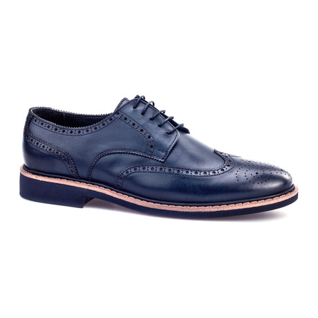 Demir Wingtip Oxford // Dark Blue