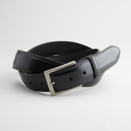 Italian Calf Leather Belt // Black