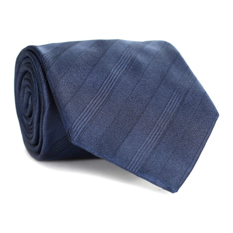 Tonal Stripe Tie // Blue