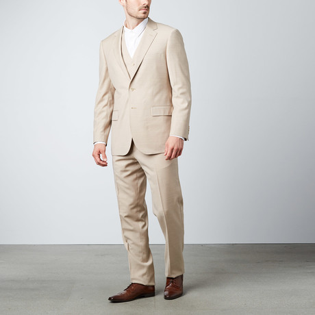 Paolo Lercara // Classic 3-Piece Suit // Beige