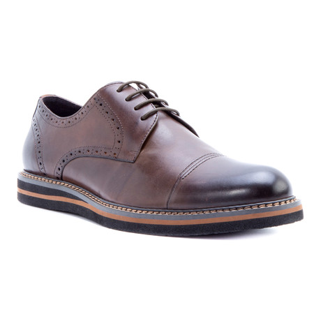 Uccello Cap-Toe Derby // Brown