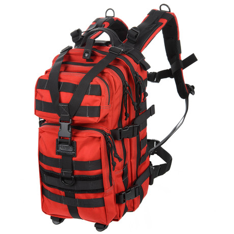 Magforce 3P Backpack // Red + Black