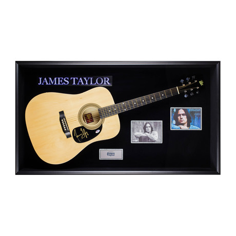 James Taylor Signed Guitar