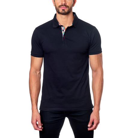 Short-Sleeve Polo // Black