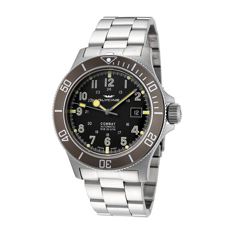 Glycine Combat Sub Automatic // 3908.191AT.GD1.MB
