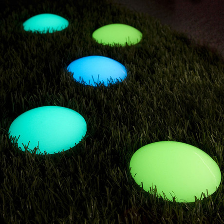 Photoluminescent Road Markers // Set of 6