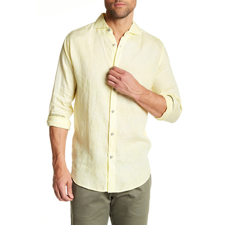 Long-Sleeve Modern Fit Shirt // Yellow