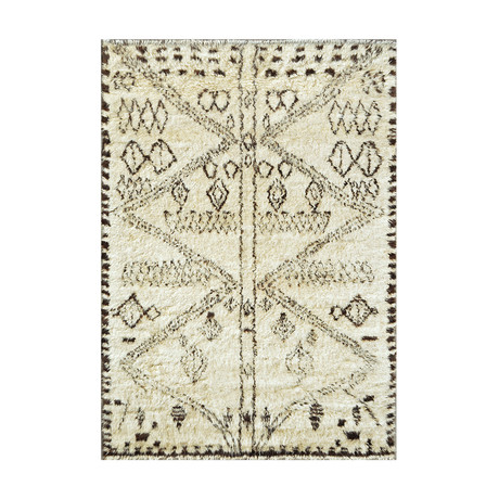 Moroccan Collection // Lamb Wool Area Rug // PSL01