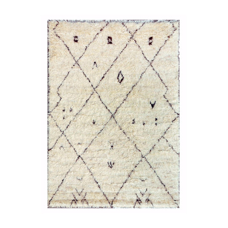 Moroccan Collection // Wool Area Rug // PSL329810