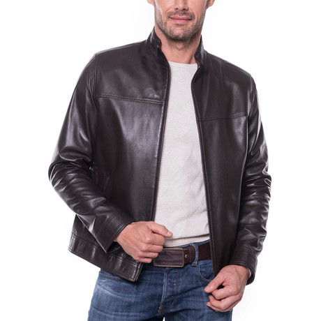 Avsallar Leather Jacket // Brown