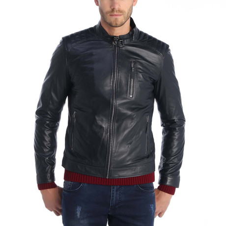 Yenice Leather Jacket // Black