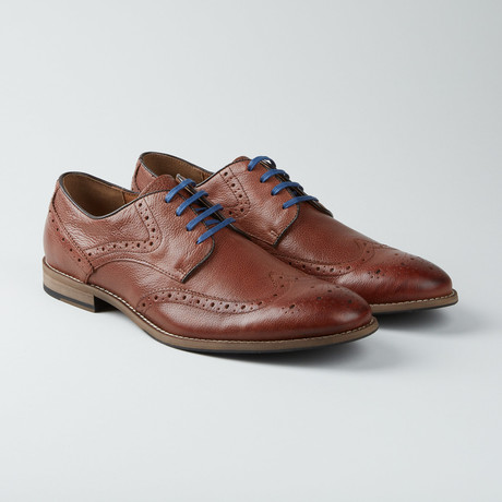 Archie Wing-Tip Derby // Mahogany