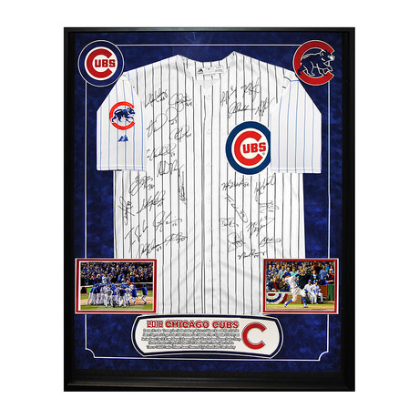 Signed Jersey // Cubs 2016 Team
