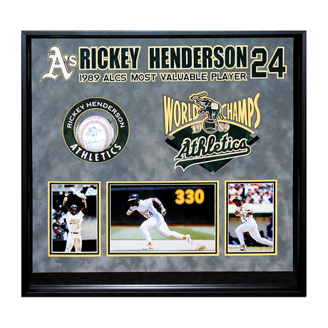 Signed Baseball // Athletics Rickey Henderson