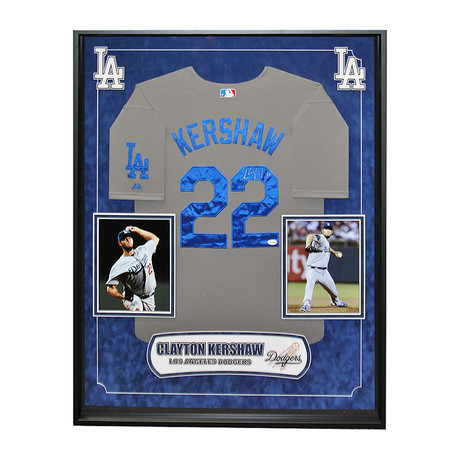 Signed Jersey // Dodgers Clayton Kershaw