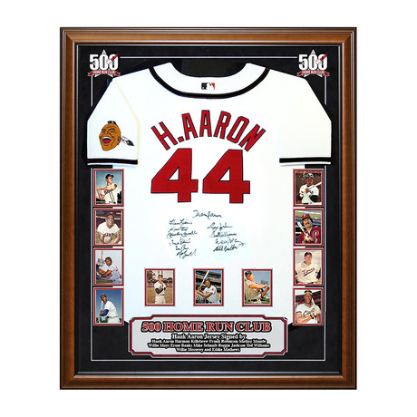Signed Jersey // Home Run Club Hank Aaron