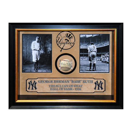 Signed Baseball // Yankees "Babe" Ruth