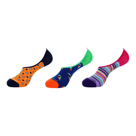 No Show Socks // Bold Moves // Pack of 3