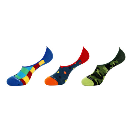 No Show Socks // Pattern Party // Pack of 3