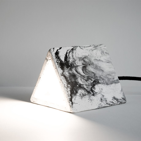 Symbiosis Triangle Plaster Table Lamp