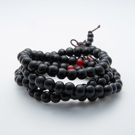 Buddha Beaded Bracelet // Black