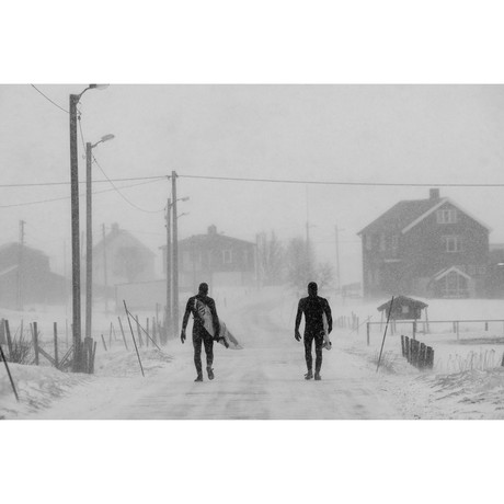 Norway Cold Walk Home