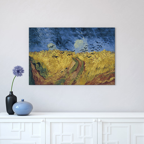 Wheatfield with Crows