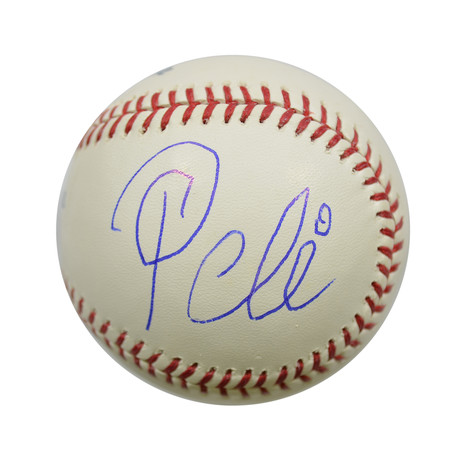 Pele Signed Baseball!