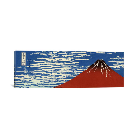 Mount Fuji In Clear Weather (Red Fuji) // Katsushika Hokusai